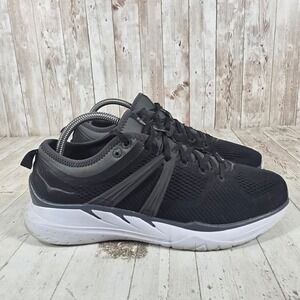 Hoka One One‎ Tivra Womens Running Shoes Black Dark Grey 1099736 Size 9